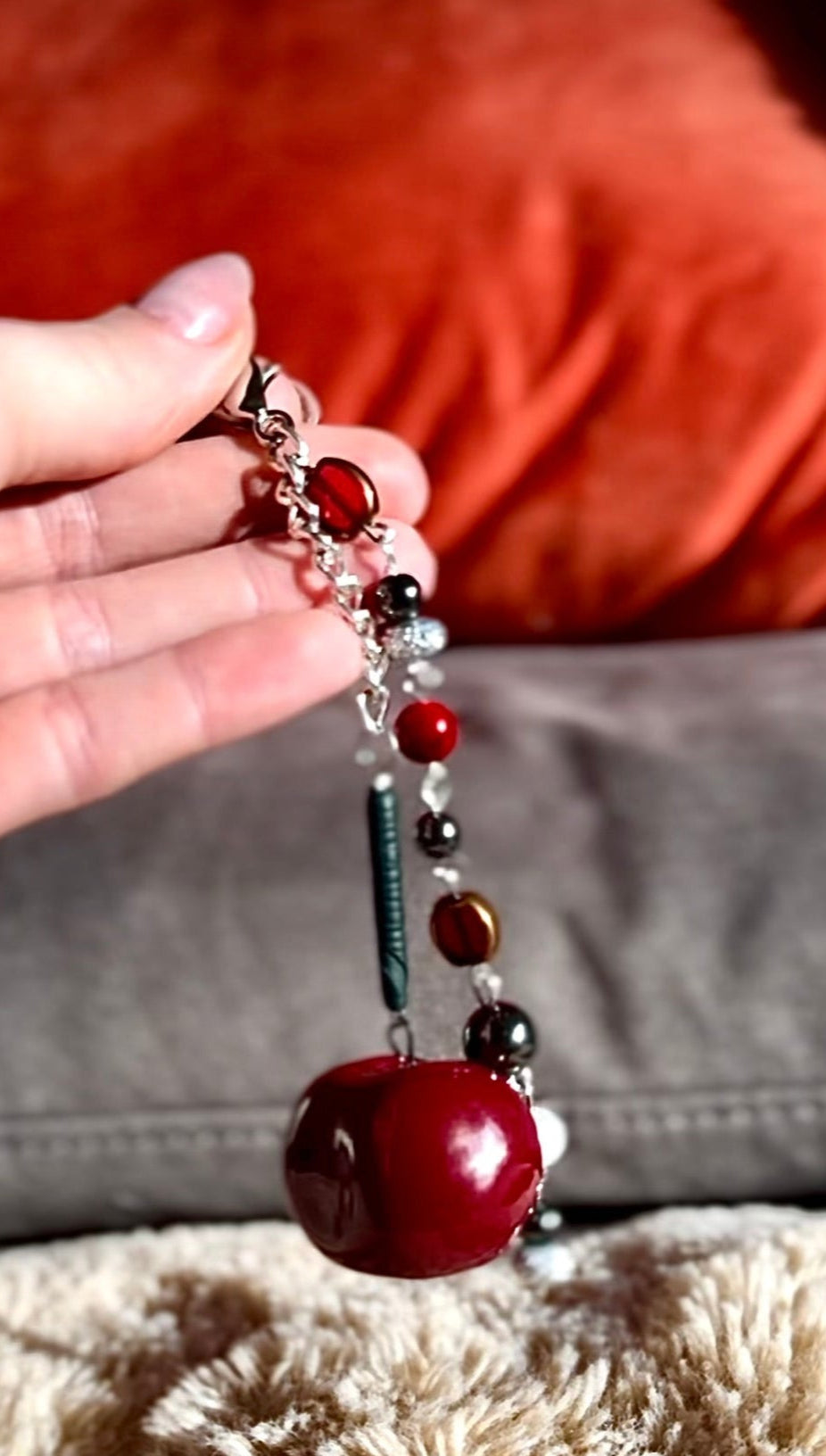 The Cherry Charm | Weighty KeyChain