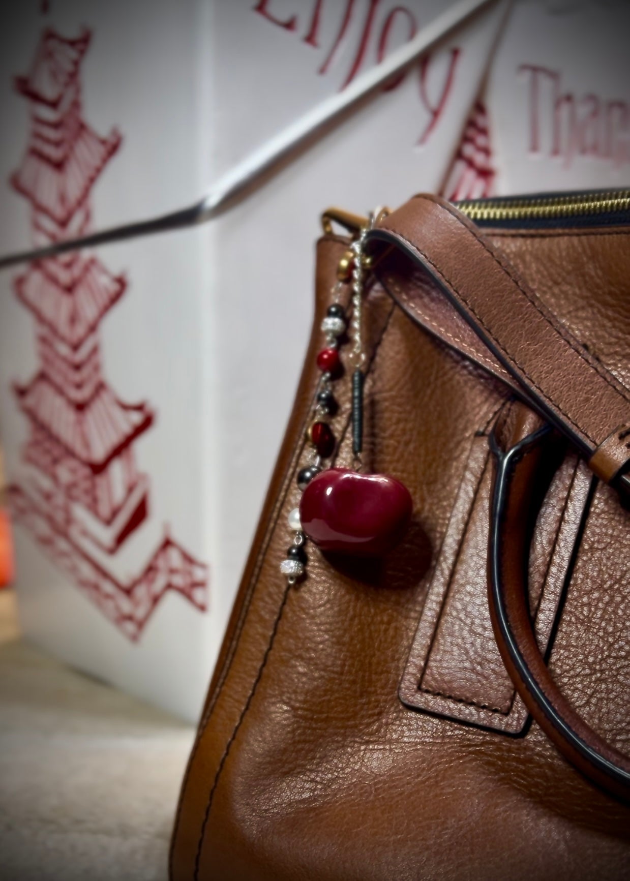 The Cherry Charm | Weighty KeyChain